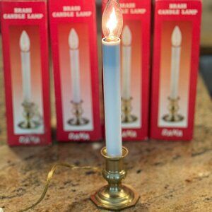 Brass Candle Lamp (Set of 4)